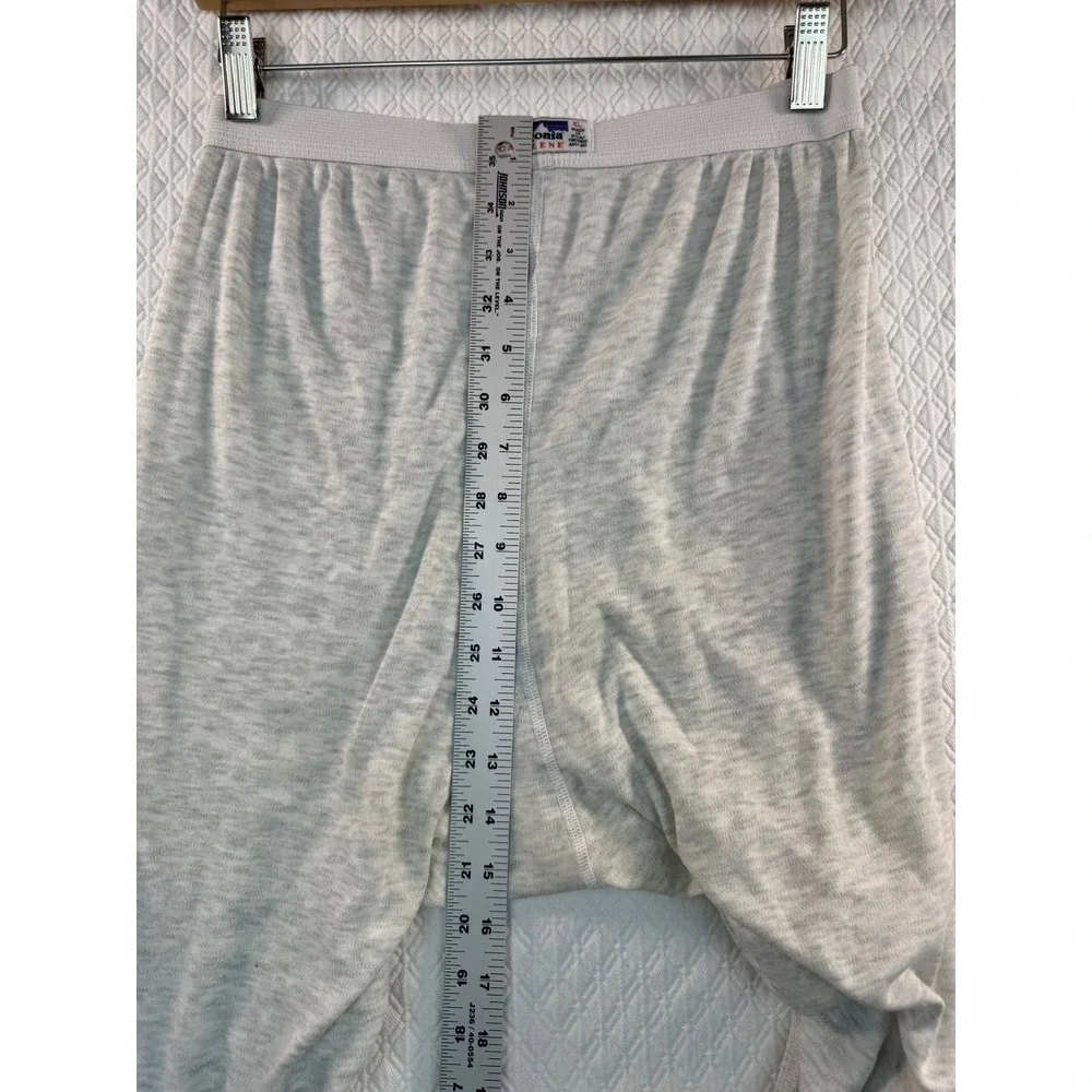 Patagonia Capilene Mens XL Heather Grey Base Layer Pants Vintage Made in USA